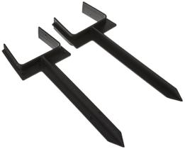 Pacote com 2 Downspout Anchor Amerimax cinza branco Pacote com 2 Downspout Anchor Amerimax cinza branco