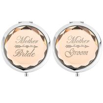Pacote com 2 espelhos de maquiagem Deurnew Mother of the Noive/Groom