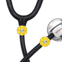 Pacote com 2 estetoscópios Charms HEYGOO Sunflower Bling Pacote com 2 estetoscópios Charms HEYGOO Sunflower Bling
