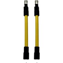 Pacote com 2 extensões de válvula flexíveis e duráveis de 14,5 cm Pacote com 2 extensões de válvula flexíveis e duráveis de 14,5 cm