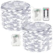 Pacote com 2 Fairy Lights EXF, operado por bateria, 10 m, 100 LED