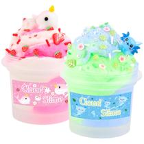 Pacote com 2 fragrância Slime Dreamy Axolotl Narwhal Cloud Scented