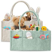 Pacote com 2 fraldas: Diaper Caddy HIPHOP PANDA, verde/aveia, grande Pacote com 2 fraldas: Diaper Caddy HIPHOP PANDA, verde/aveia, grande