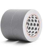 Pacote com 2 Gaffers Tape Bates, 2 polegadas x 21 m, revestido com polietileno cinza
