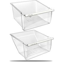 Pacote com 2 Gaveta de geladeira 2188656 atualizada e compartimento 2188664 para Kenmore Whirlpool Pacote com 2 Gaveta de geladeira 2188656 atualizada e compartimento 2188664 para Kenmore Whirlpool