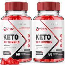 (Pacote com 2) Gomas Vista Keto ACV para perda avançada de peso (Pacote com 2) Gomas Vista Keto ACV para perda avançada de peso