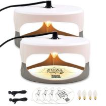 Pacote com 2 insetos inodoros Flea Trap Aspectek Sticky Dome