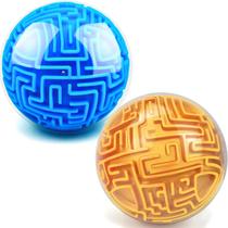 Pacote com 2 jogos de quebra-cabeça 3D Maze Ball Hymaz Magic Brain Teasers