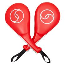 Pacote com 2 Kick Pads Sustainable Greetings Taekwondo, vermelho