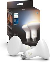Pacote com 2 lâmpadas inteligentes Philips Hue White Ambiance BR30 LED