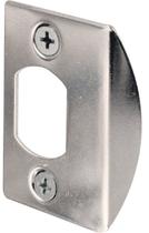 Pacote com 2 Latch Strike Plate Prime-Line E 2234 Chrome