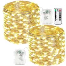 Pacote com 2 LEDs Fairy Lights EXF operado por bateria de 66 m 200