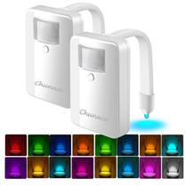 Pacote com 2 luzes noturnas de banheiro Chunace Motion Activated Sensor Pacote com 2 luzes noturnas de banheiro Chunace Motion Activated Sensor