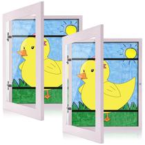 Pacote com 2 Molduras de arte para crianças GULETHUN 21 x 29,7 cm com abertura frontal