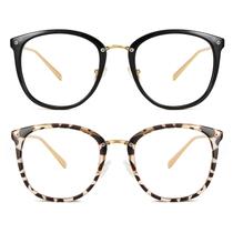 Pacote com 2 óculos de bloqueio de luz azul Cyxus para mulheres