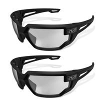 Pacote com 2 óculos de segurança Mechanix Wear Type-X Clear Anti-Fog