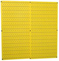 Pacote com 2 Pegboard Wall Control Yellow Metal