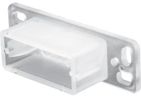 Pacote com 2 placas traseiras de nylon Hardware PRIME-LINE R 7145