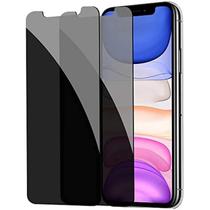 Pacote com 2 Protetor de tela de privacidade YMHML para iPhone 11/XR 6.1"