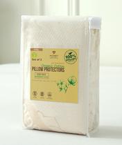 Pacote com 2 protetores de almofada Mattshield Organic Cotton King