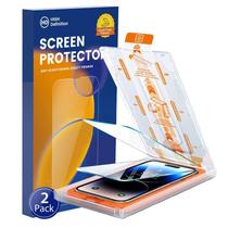 Pacote com 2 protetores de tela de vidro temperado para iPhone 13/14/16e