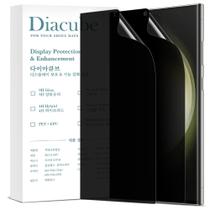 Pacote com 2 protetores de tela Diacube Samsung Galaxy S23 Ultra Privacy