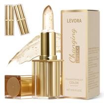 Pacote com 2 protetores labiais Levora Golden Crystal Color Changing Pacote com 2 protetores labiais Levora Golden Crystal Color Changing