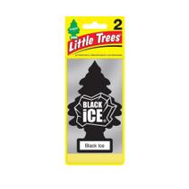 Pacote com 2 purificadores de ar LITTLE TREES Black Ice