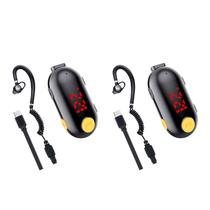 Pacote com 2 rádios bidirecionais Walkie Talkies SINORISE Super Mini