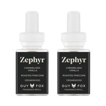Pacote com 2 recargas de perfume Pura Guy Fox Zephyr, 120 horas