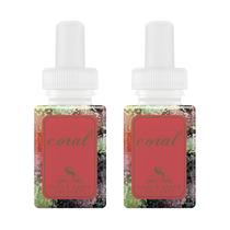 Pacote com 2 recargas Pura Soap & Paper Factory Coral Scent Pacote com 2 recargas Pura Soap & Paper Factory Coral Scent