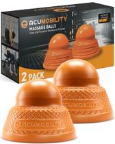 Pacote com 2 rolos de bolas de massagem Acumobility Trigger Point