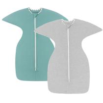 Pacote com 2 sacos de dormir para bebês Aomloge Bamboo Rayon de 3 a 6 meses
