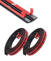 Pacote com 2 selos de borracha Weather Stripping SUJADE de 6,7 m em forma de T