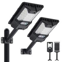 Pacote com 2 sensores de movimento LED Solar Street Light QMXINEYU 20000LM Pacote com 2 sensores de movimento LED Solar Street Light QMXINEYU 20000LM