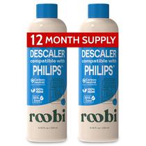 Pacote com 2 soluções de descalcificação e limpador compatíveis com Roobi Philips