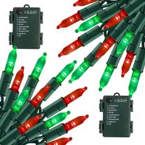 Pacote com 2 String Lights TW SHINE, 100 LED, 9,75 m, operado por bateria Pacote com 2 String Lights TW SHINE, 100 LED, 9,75 m, operado por bateria