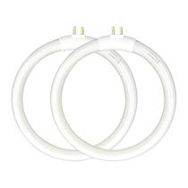 (Pacote com 2) Substituição de lâmpada circular de 12W 6400K T4