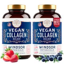 Pacote com 2 suplementos de colágeno à base de plantas Windsor Botanicals