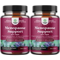 Pacote com 2 suplementos para menopausa Natures Craft Soy Free Black Cohosh