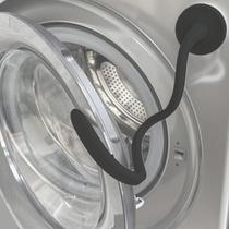 Pacote com 2 suportes de porta para lavadora de carga frontal Glodjossy Magnetic BLACK