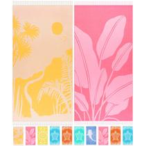 Pacote com 2 toalhas de praia turcas Antfuny, secagem rápida, sem areia