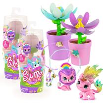 Pacote com 2 Toy Blume Petal Pets com pulseira Surprise Collectible Pet & Charm