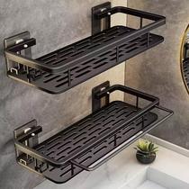 Pacote com 2 unidades de alumínio Shower Caddy EVALAND com ganchos e toalheiro Pacote com 2 unidades de alumínio Shower Caddy EVALAND com ganchos e toalheiro