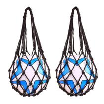 Pacote com 2 unidades de equipamento esportivo EasyGold Basketball Net Bag