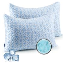Pacote com 2 unidades de espuma viscoelástica triturada ajustável Pillow Puredown