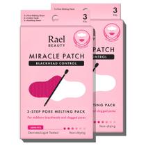Pacote com 2 unidades de fusão Blackhead Remover Rael Miracle Patch Pacote com 2 unidades de fusão Blackhead Remover Rael Miracle Patch
