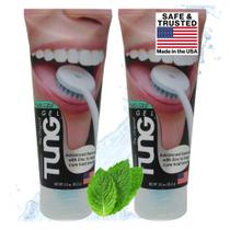 Pacote com 2 unidades de gel para língua Peak Essentials Tung Fresh Mint Bad Breath