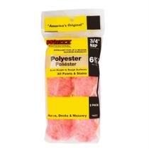 Pacote com 2 unidades de poliéster Nap Mini Roller WHIZZ de 16,5 cm 3/4"