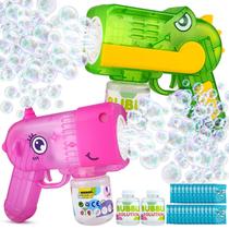 Pacote com 2 unidades do Bubble Maker Snowalva com LED e kit de recarga